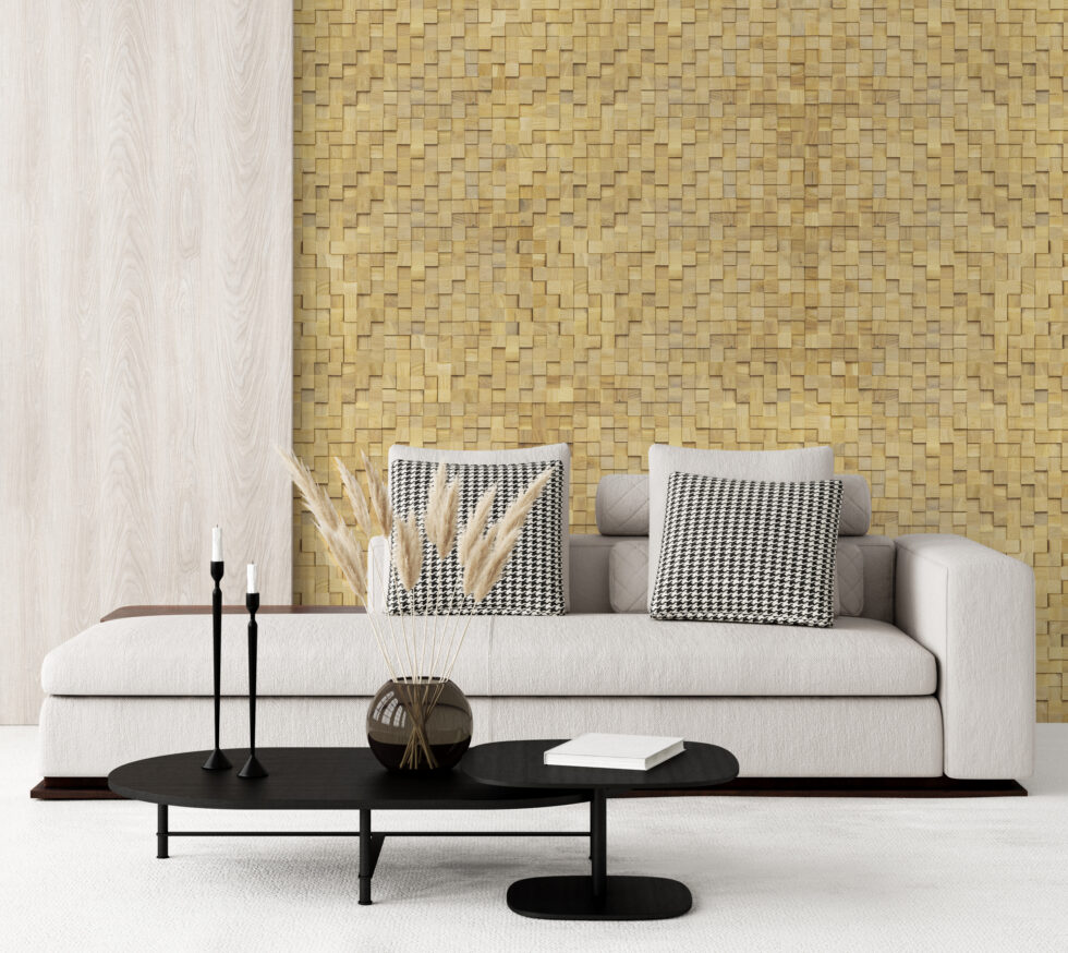 Panouri decorative din lemn de stejar, Finesse Unity Cubetti
